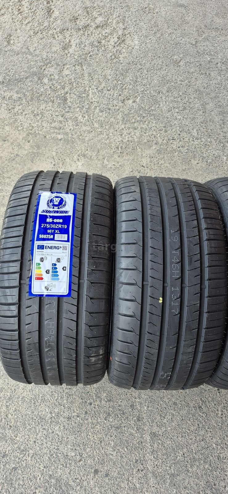 4 anvelope vara noi Sunwide 275/30/19,dot 2025.Pretul este pe bucata. 2