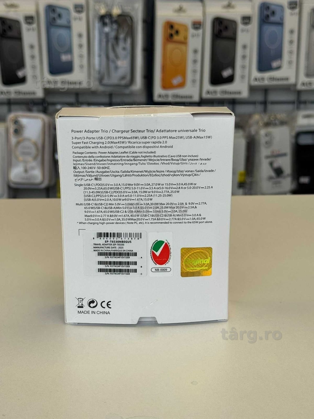 Incarcator cu cablu  USB C, incarcare rapida, 65w 2