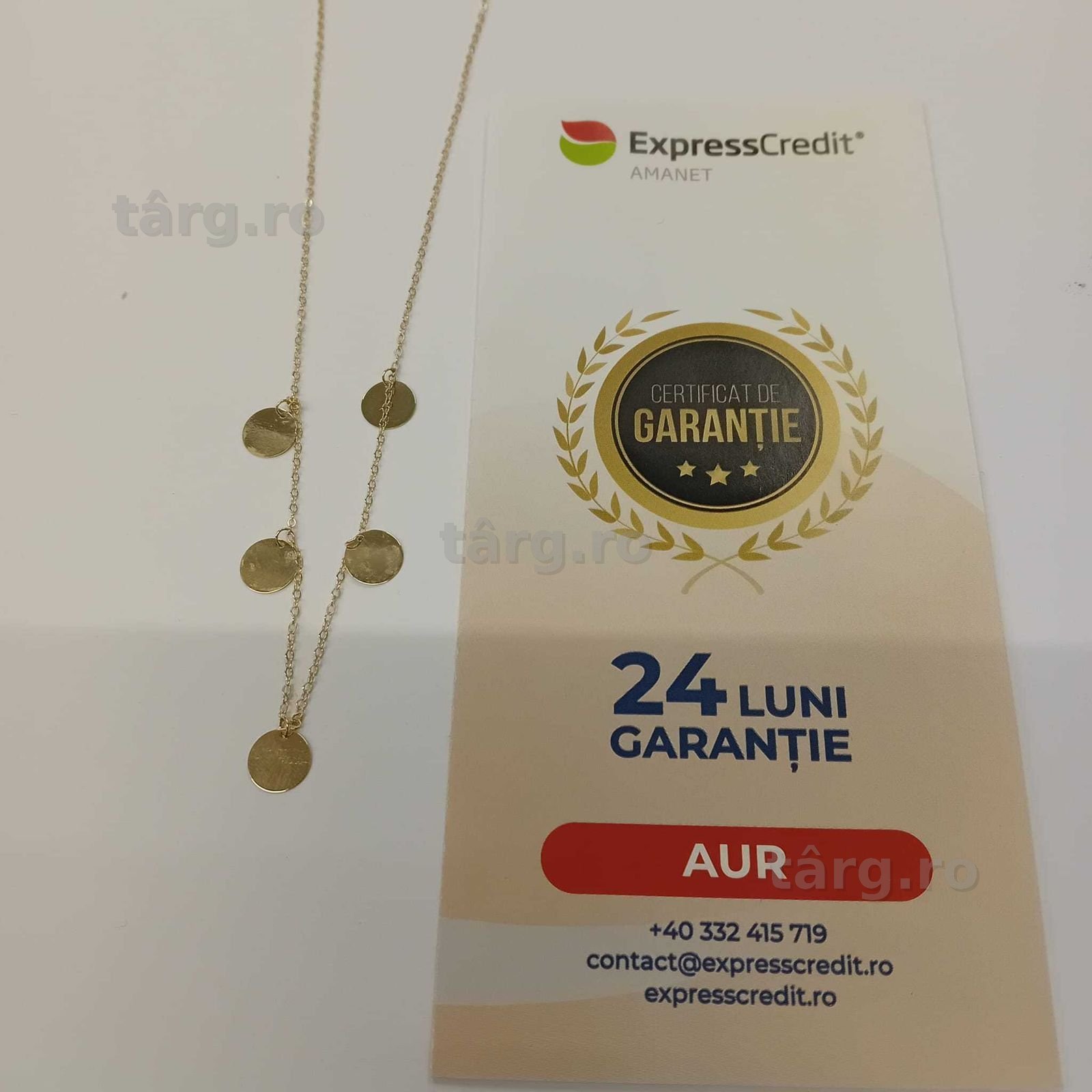 Colier Aur 14k 2.32g (ag49 Esplanada b.8433) 2 ani garantie