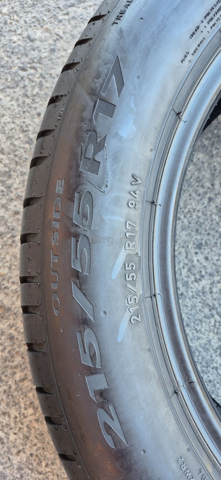 4 anvelope vara Pirelli 215/55/17,dot 2022.Pretul este pe bucata. 6
