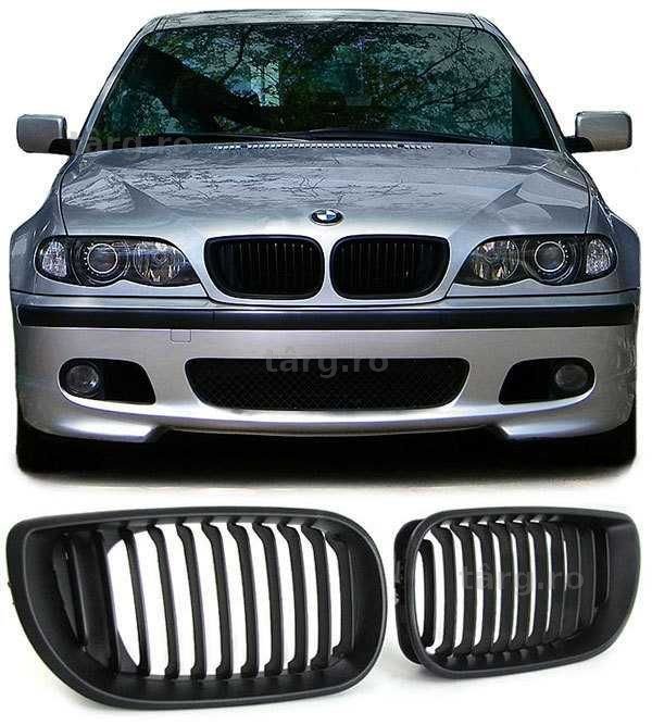 Grile sport BMW E46 2001-2005 Negru Mat