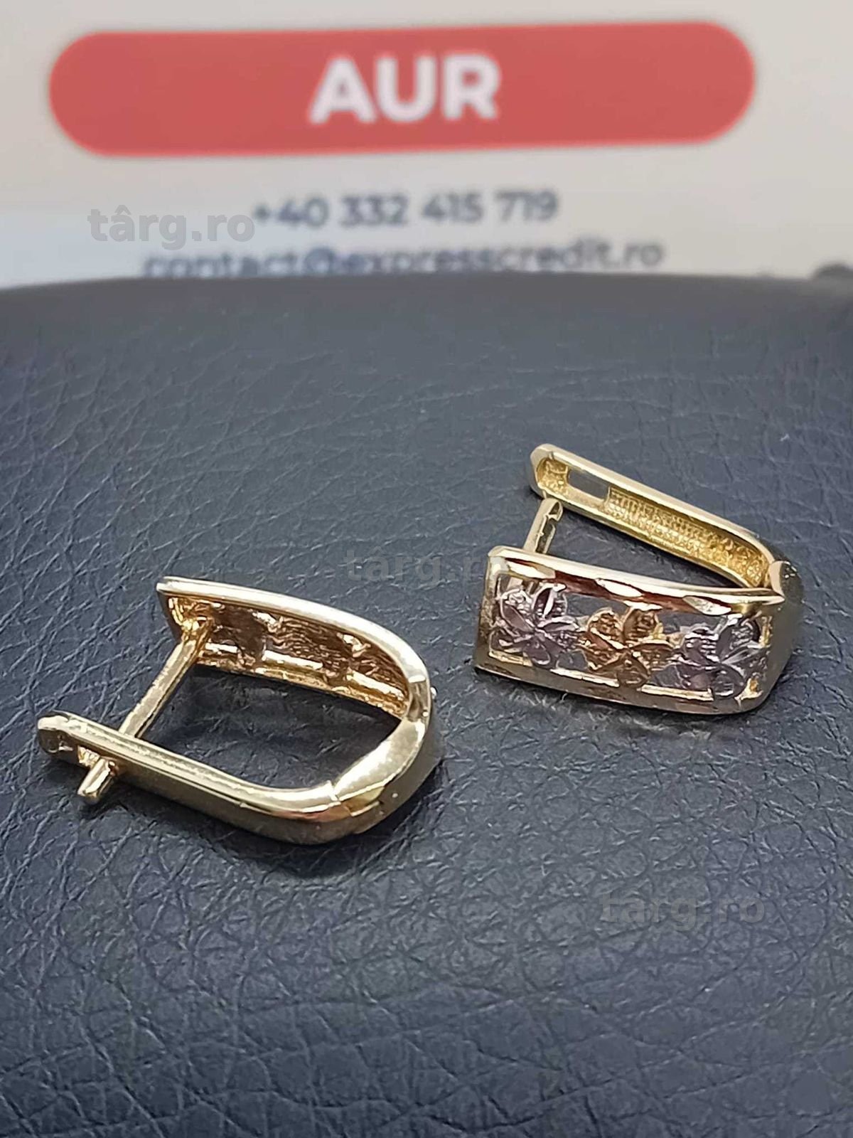 Cercei aur 14k 2.37g (B.25414 AG31 Barboi) Garantie 2 ani! 2