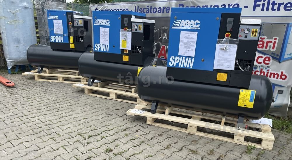 Compresor 500l cu surub +5,5kw+Uscator de aer -Complet echipat PREMIUM