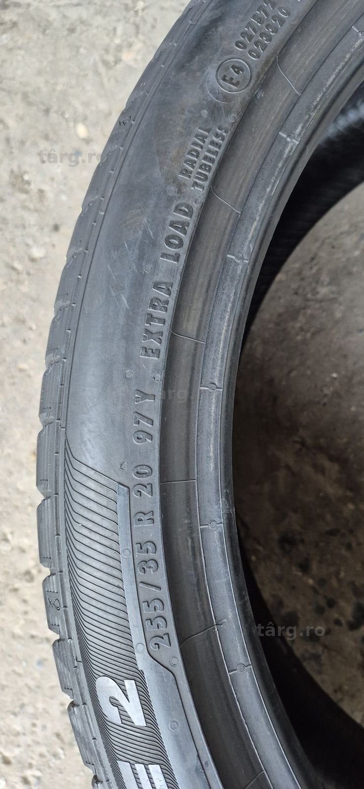 4 anvelope vara ca noi Semperit 255/35/20,dot 2024.Pretul este pe buc. 7