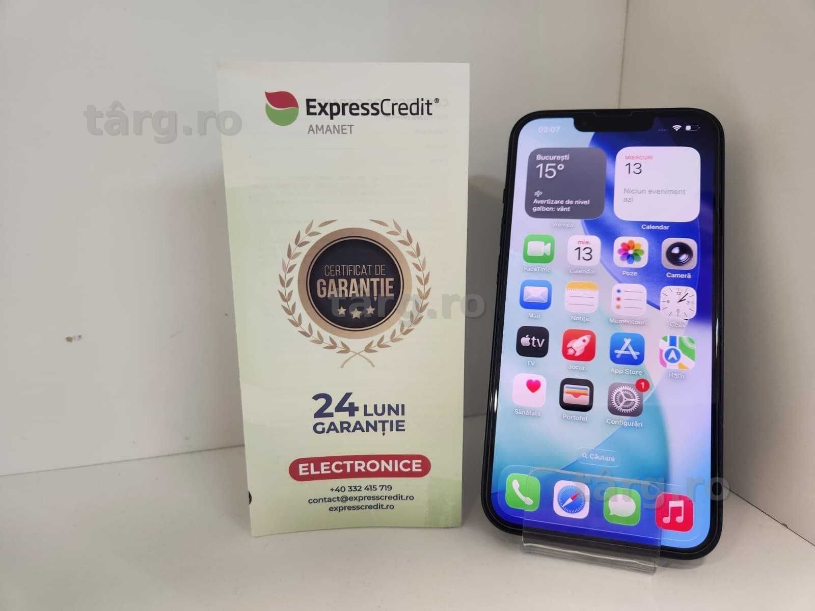 Iphone 14 128Gb Baterie 86% (Ag8 Tudor/B74874) – Garantie 2 Ani!