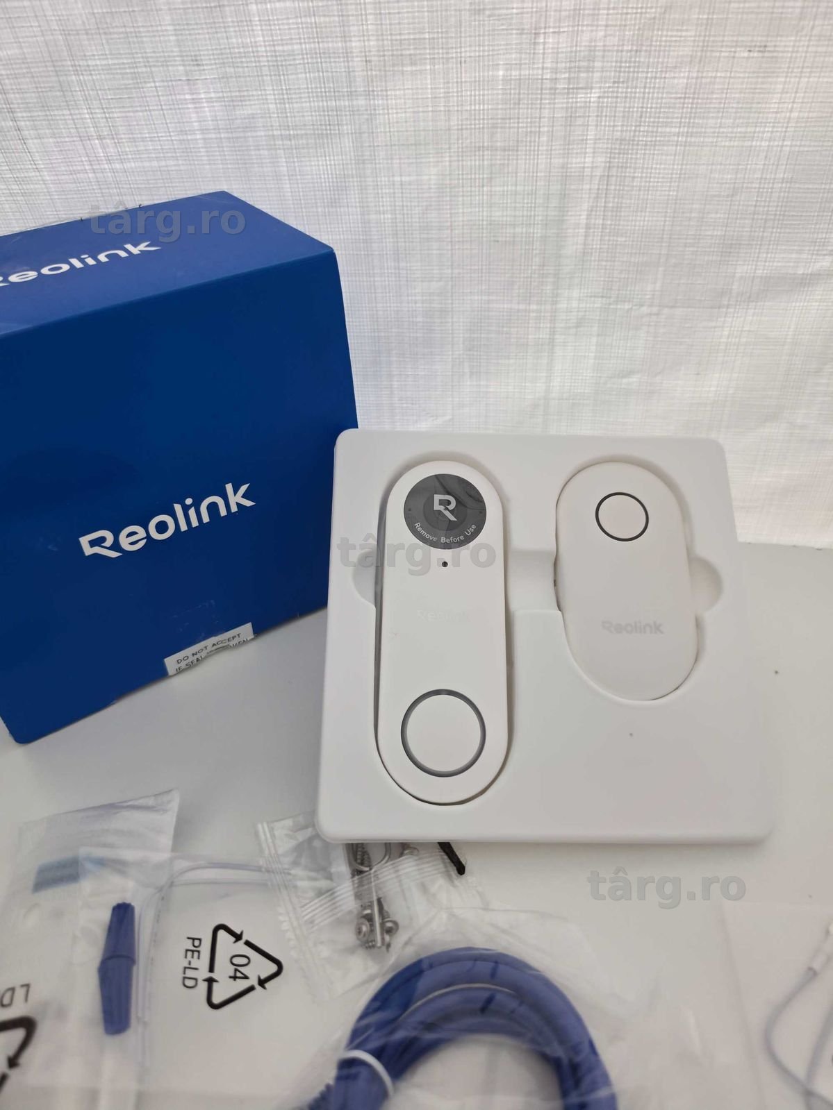Sonerie Videointerfon Reolink D340P, vedere nocturna, camera 5MP PoE 4