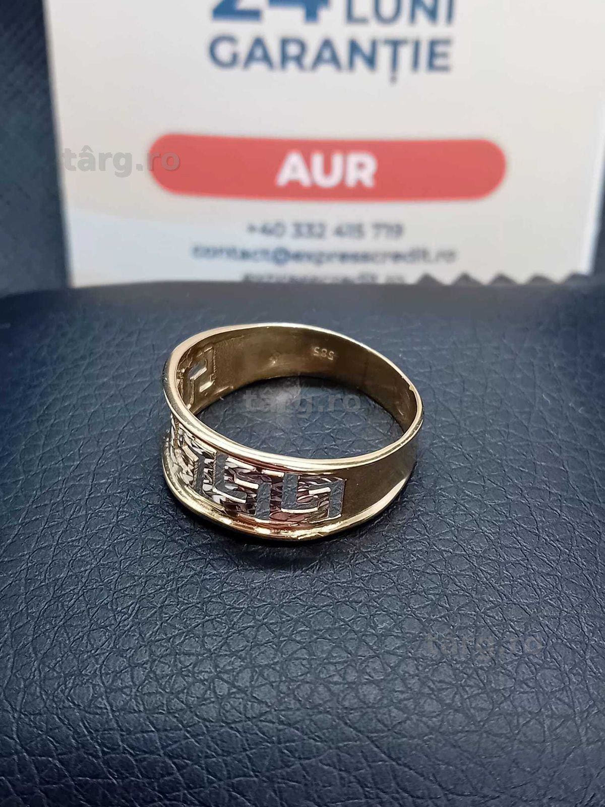 Inel aur 14k 2.68g (B.25618 AG31 Barboi) Garantie 2 ani! 2