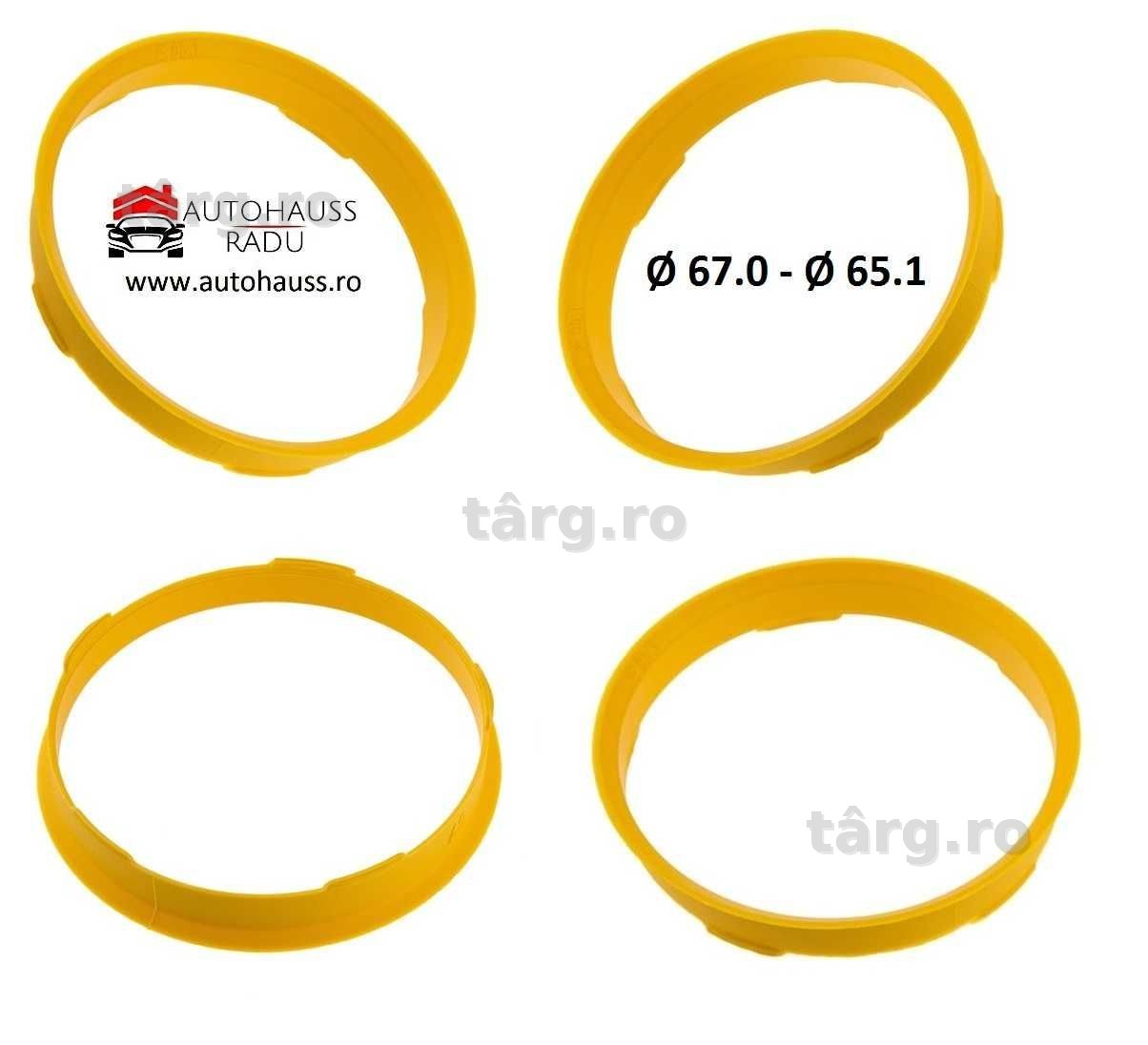 Inele de centrare Ghidaj jante  67.0 - 65.1 Peugeot Opel Citroen Volvo