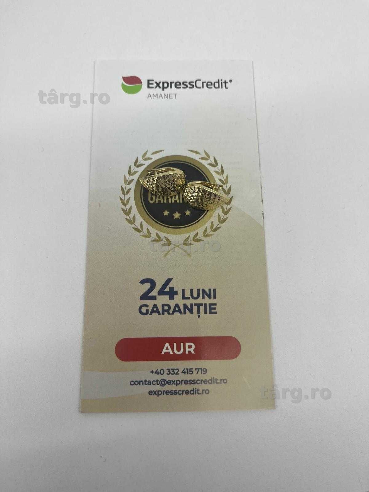 Cercei 14k 1.66g ( Galata B8525 ) Garantie 2 ani!