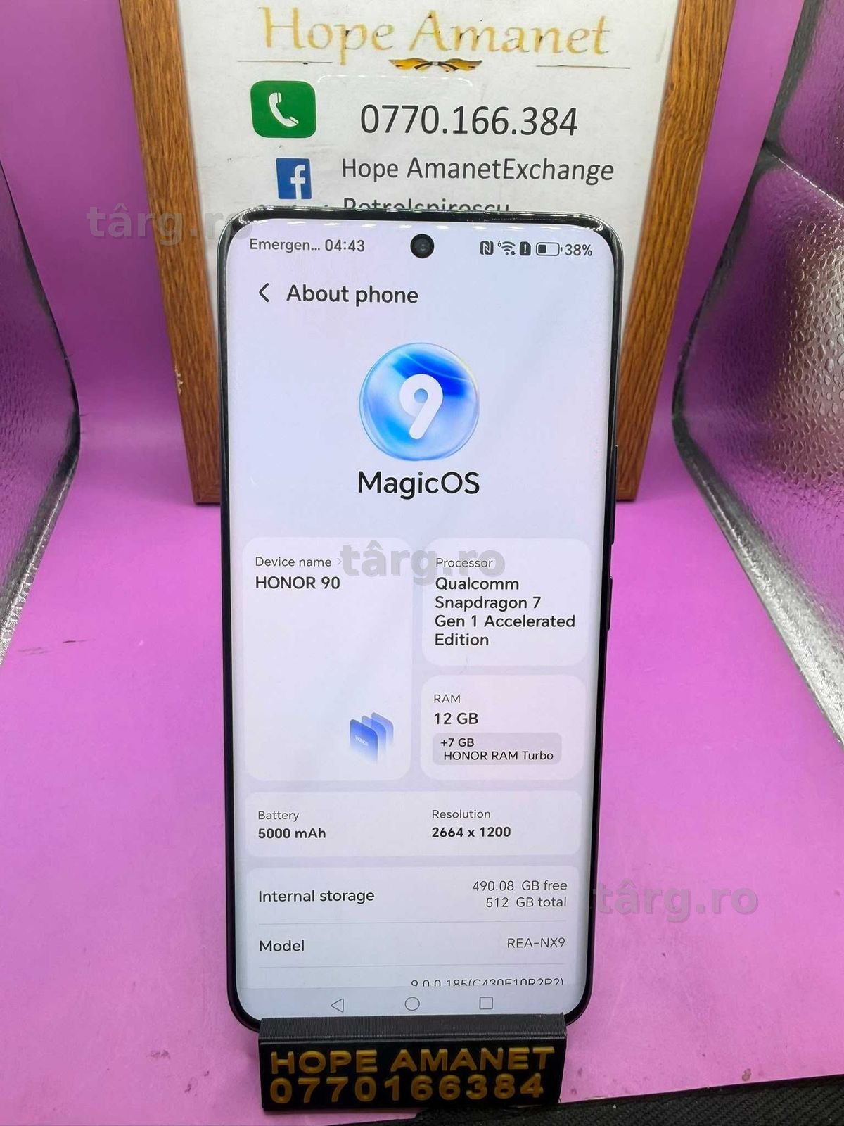 HOPE AMANET P2-Honor 90 512 GB/12 RAM 2