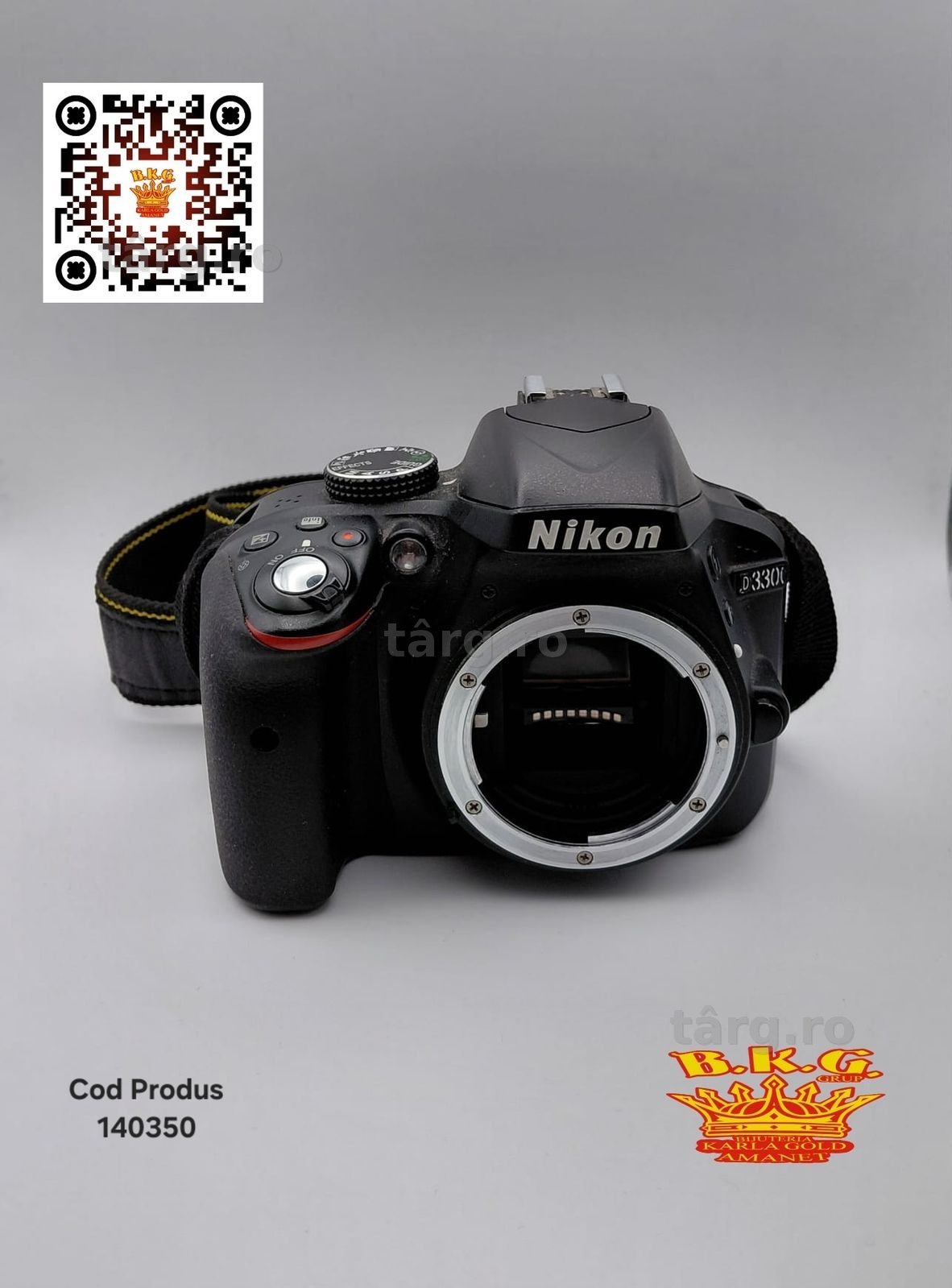 Botu Nikon D3300 Amanet BKG