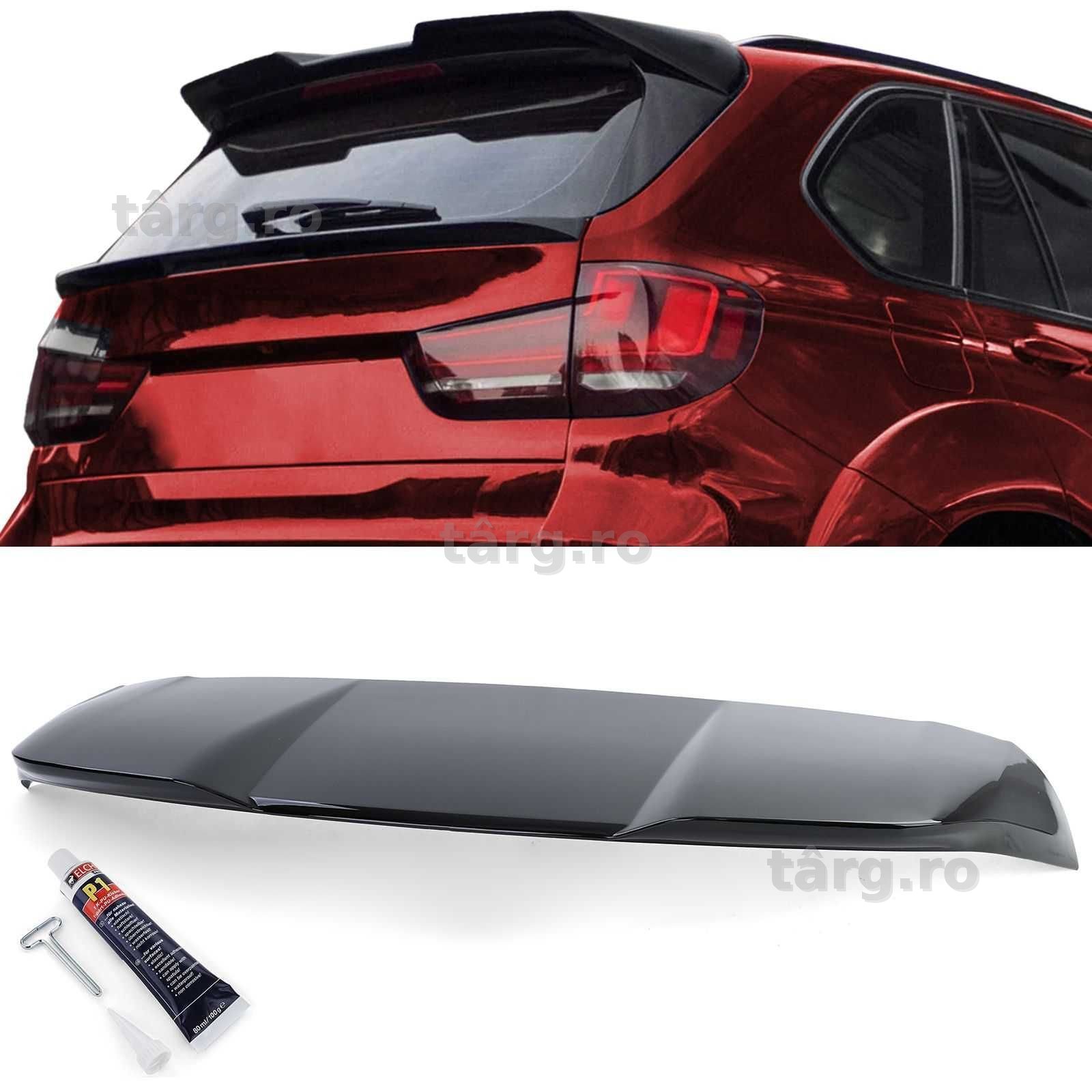 Eleron portbagaj BMW X5 F15 intre 2013-2018 Negru Lucios Mare
