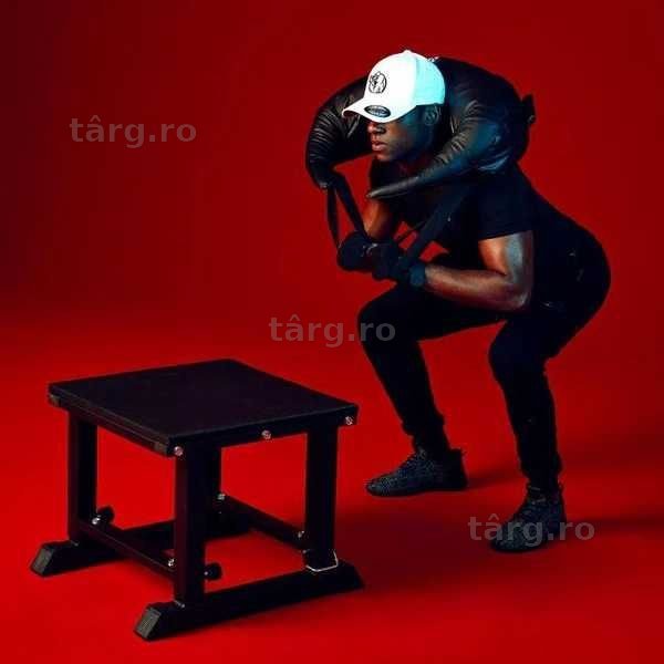 Plyobox reglabil pentru sarituri, negru, Gorilla Sports