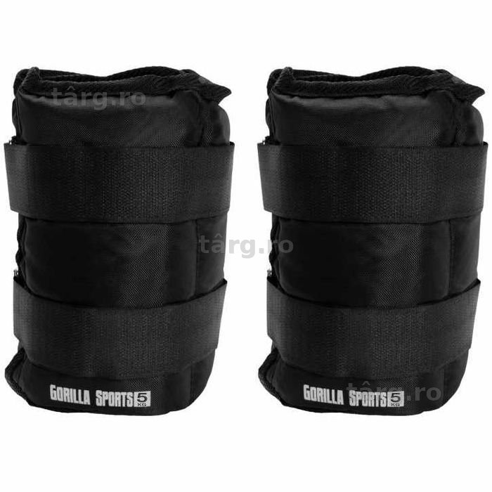 Greutăți pentru încheietură mană/gleznă 10 kg - 2 x 5 kg