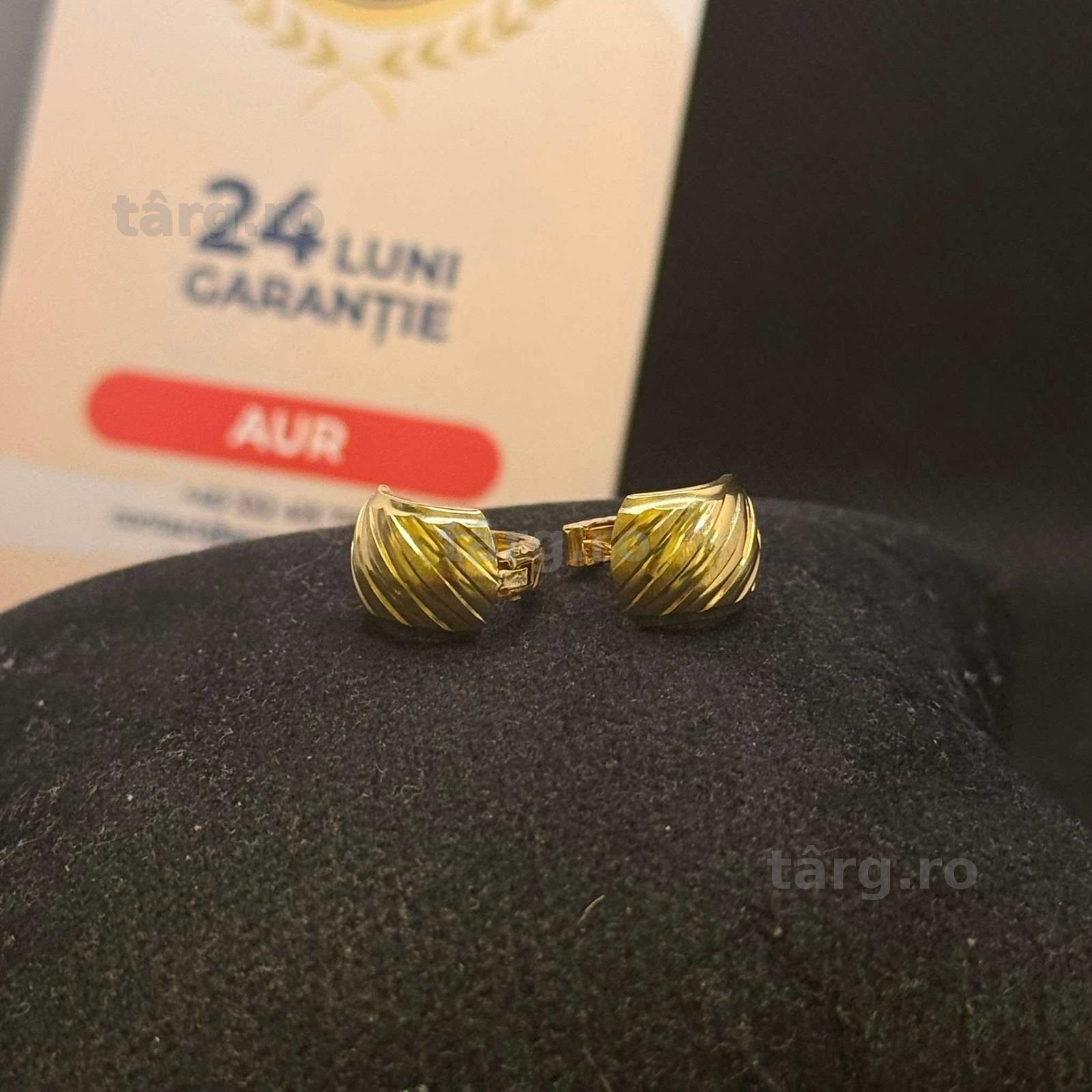 Cercei aur 14K 2.6g (AG15 Gara 1 B34067.1) Garantie 2 ani!