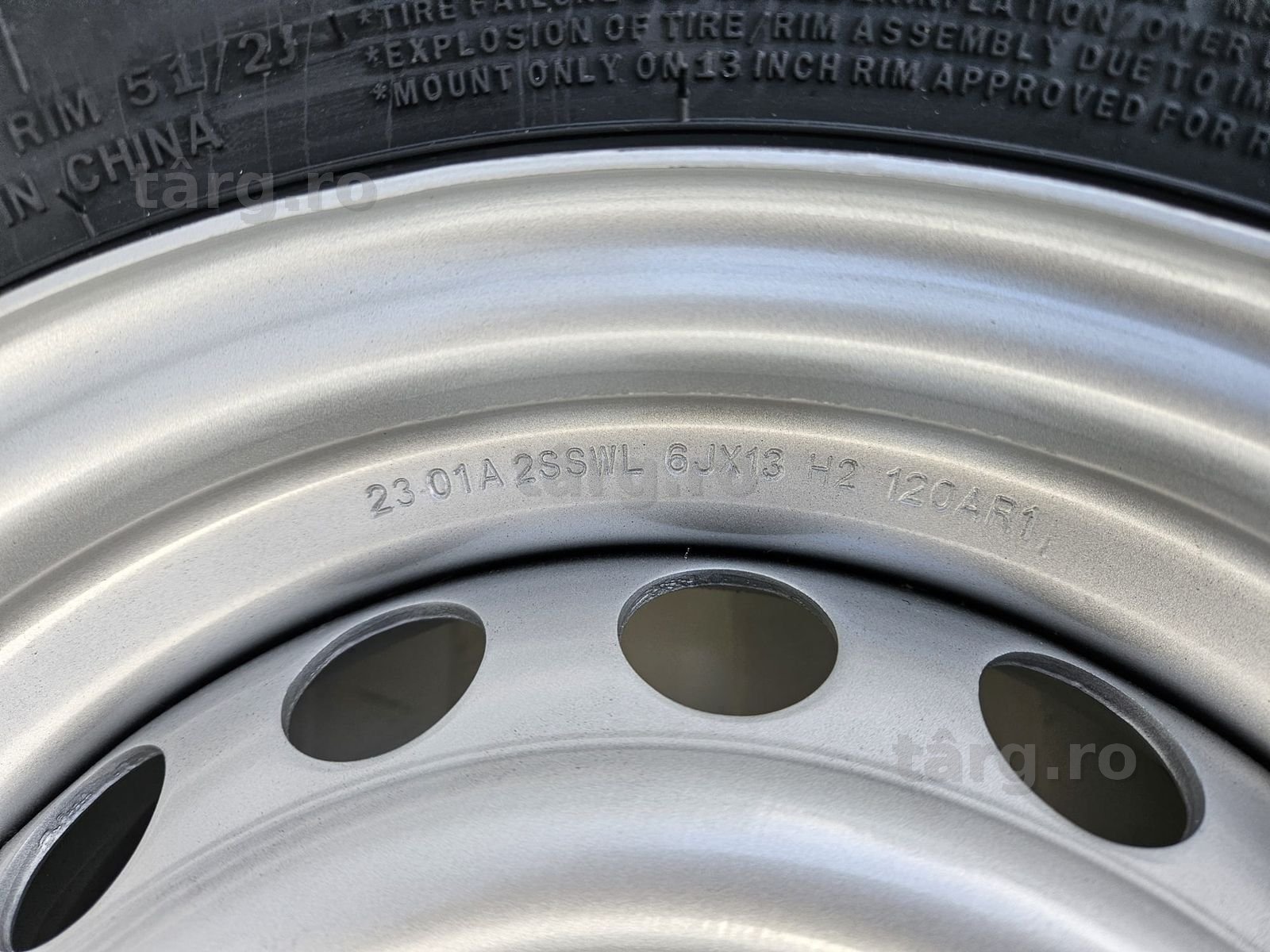 Roata 185/70 R13C, 106N, Anvelopa Security pe Janta 6Jx13 3