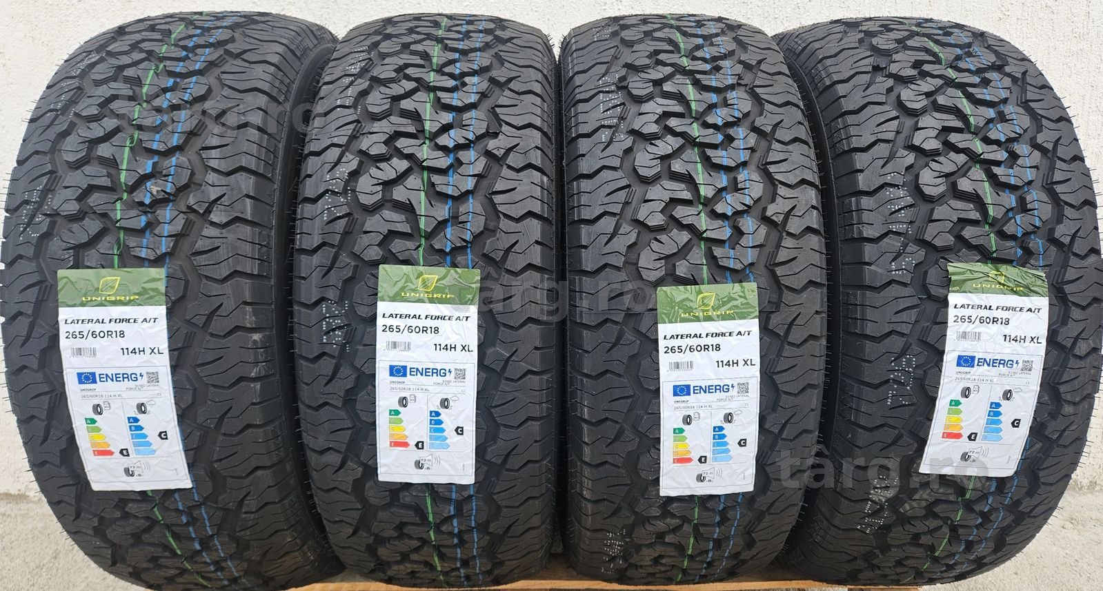 265/60 R18, 114HXL, UNIGRIP, Anvelope All Terrain M+S