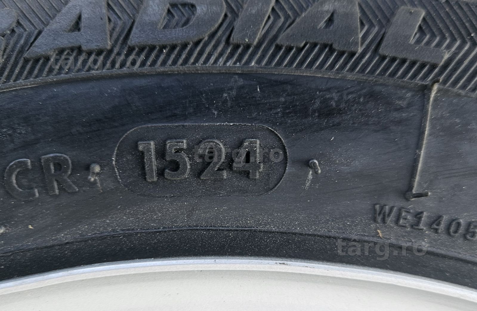 Roata completa remorca 135/80 R13 Anvelopa SECURITY M+S pe Janta 4Jx13 4