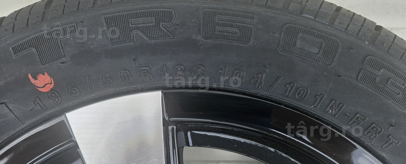 Roata completa 195/50 R13C, Anvelopa Security pe Janta aliaj 6Jx13 5
