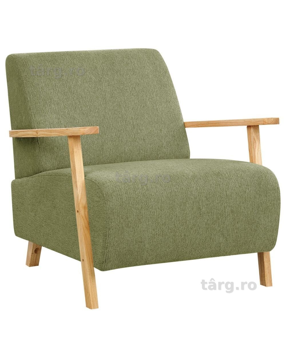 Fotoliu din textil cu cotiere, Beliani
