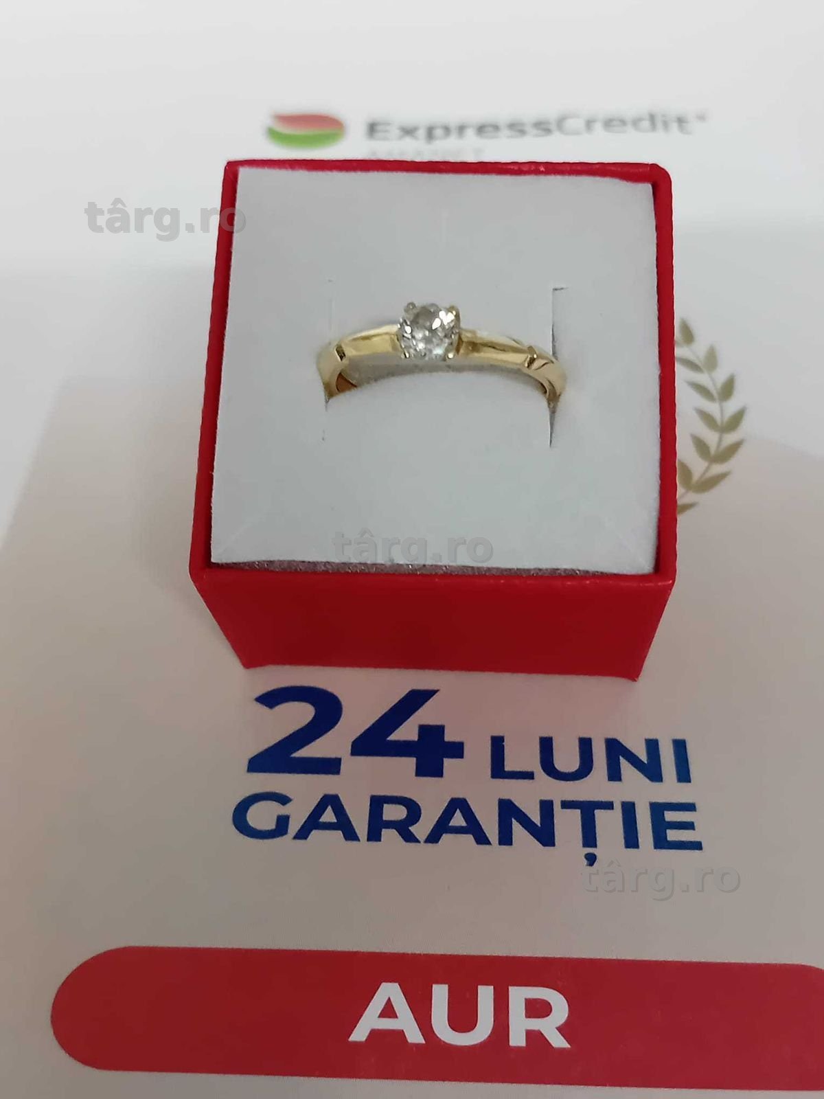 Inel aur 14k[Tomesti-b:32698]-Garantie 2 ani!