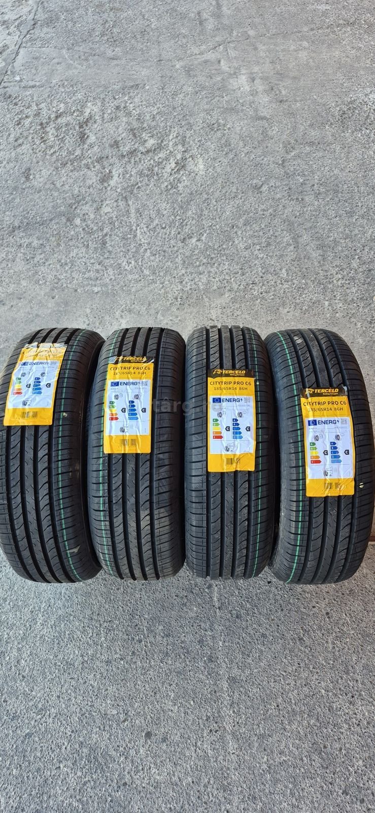 4 anvelope vara noi Tercelo 185/65/14,dot 2025.Pretul este pe bucata.