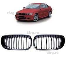 Grile Simple BMW E46 Coupe Cabrio 2003-2006 Negru Mat