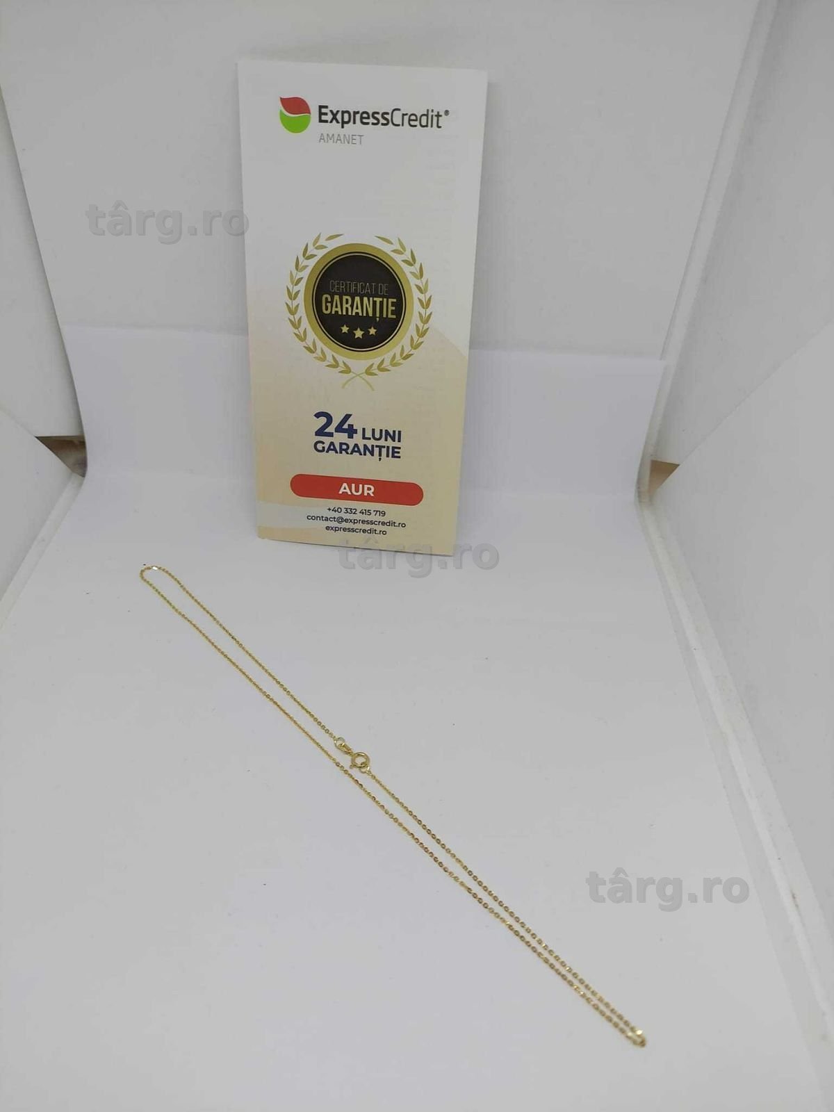 Lant aur 14k 1.01gr [35263.1/30 Pacurari 2 ] Garantie 2 ani!