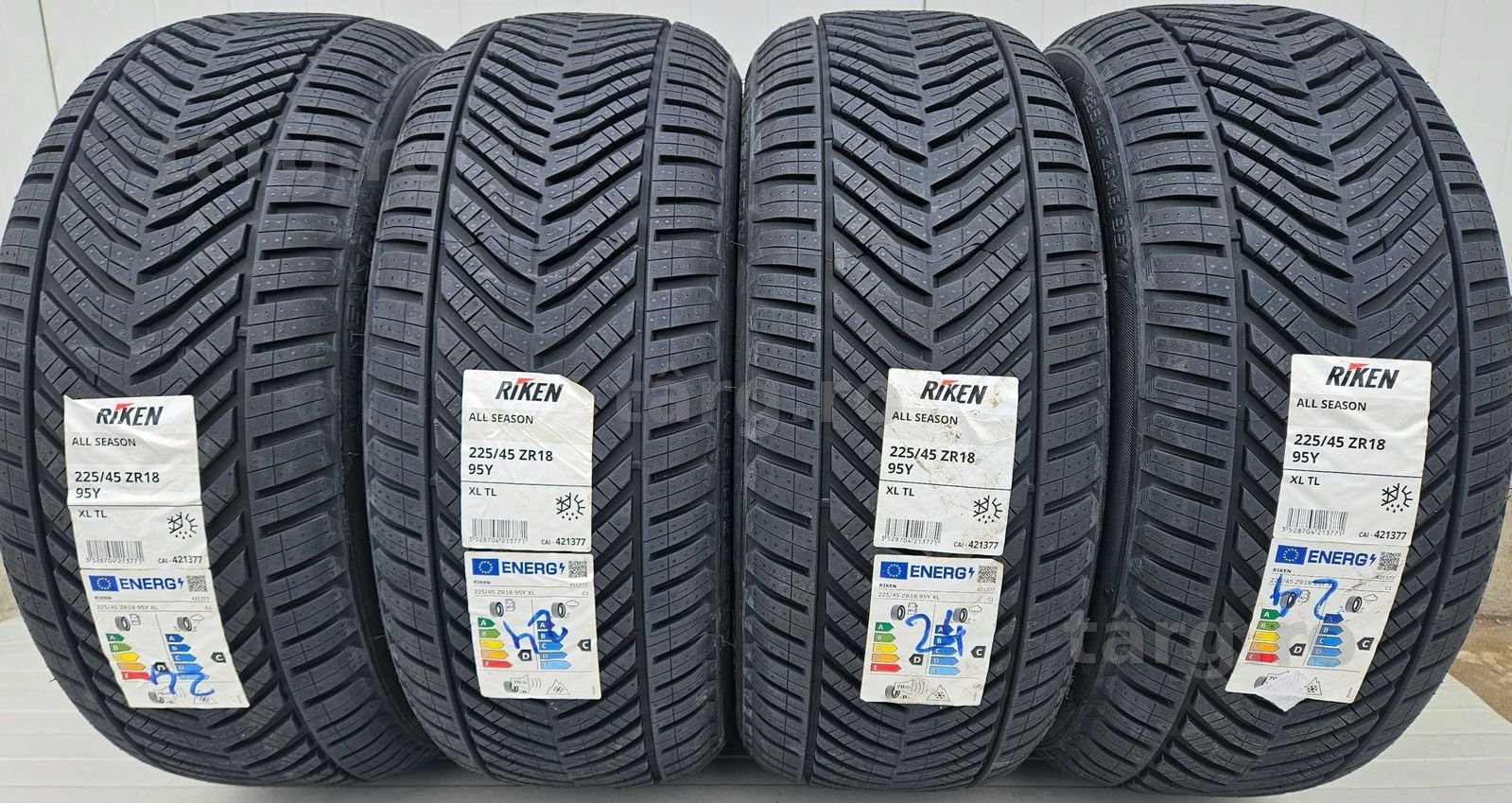 225/45 R18, 95Y, RIKEN (by Michelin) , Anvelope All Season M+S
