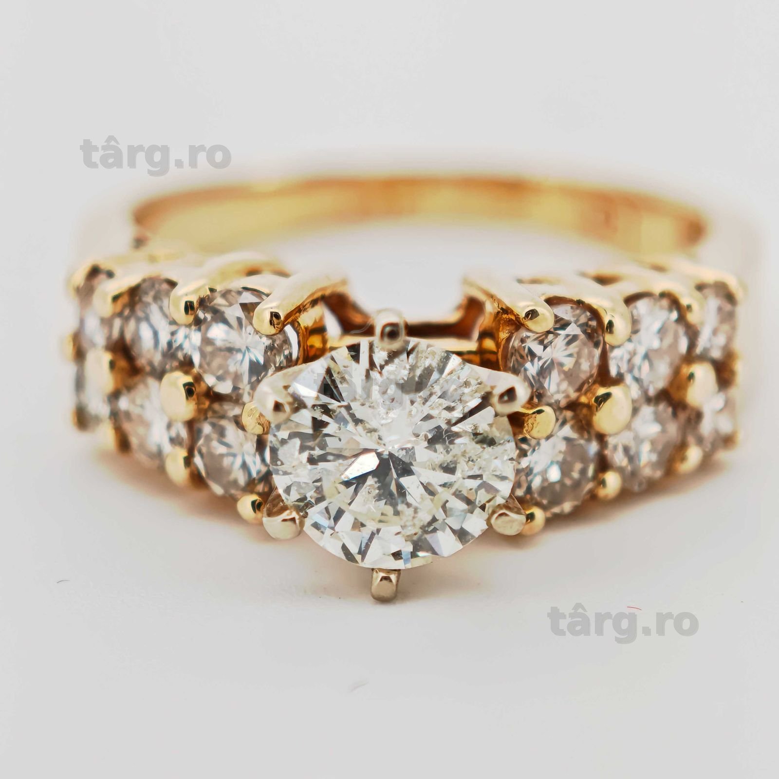 Inel 14k diamante naturale 1,65ct