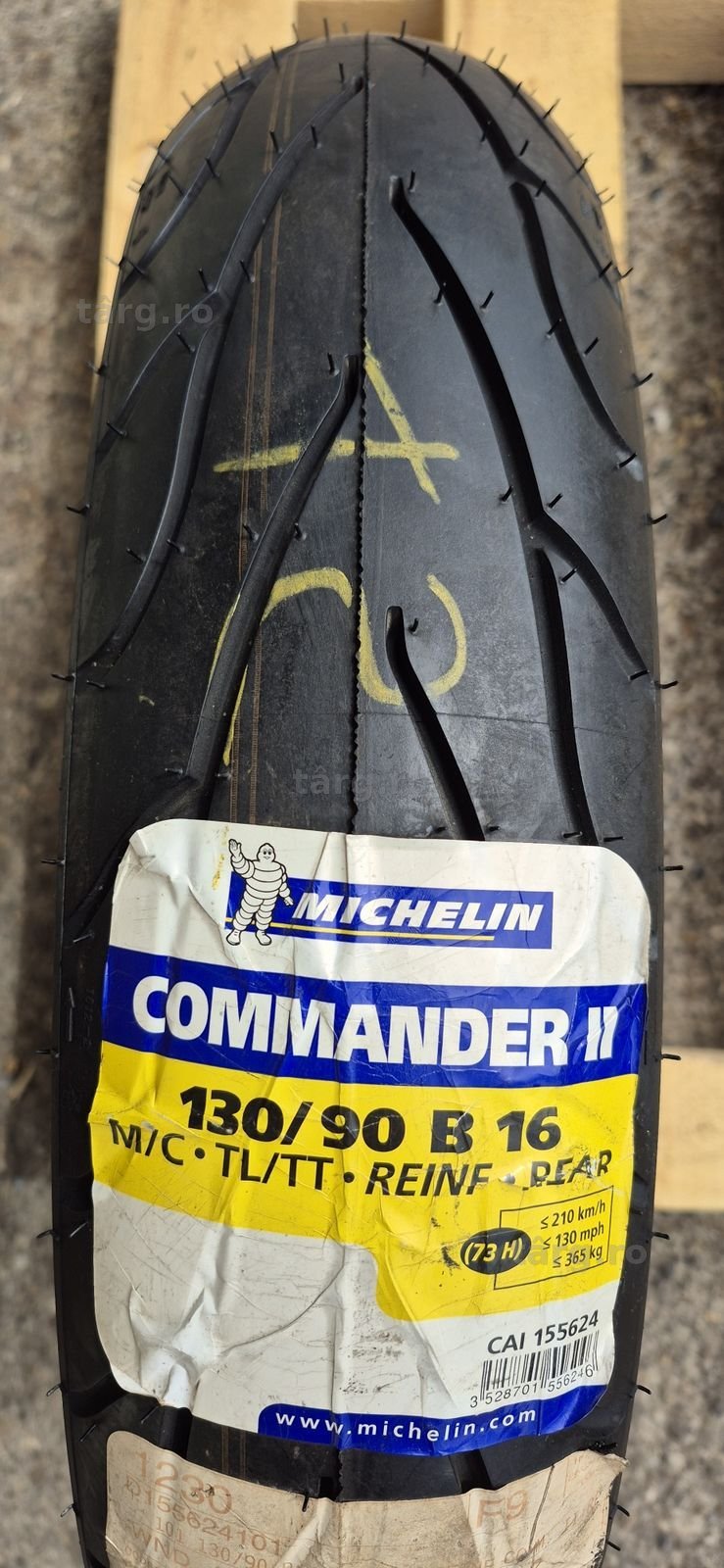 O anvelopa moto noua Michelin 130/90 B16,dot 2019. 2