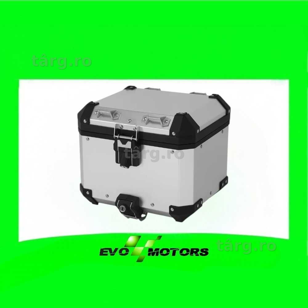 Top Case cutie Aluminiu 38L BMW R1200GS R1250GS F850GS A2125 ARGINTIE