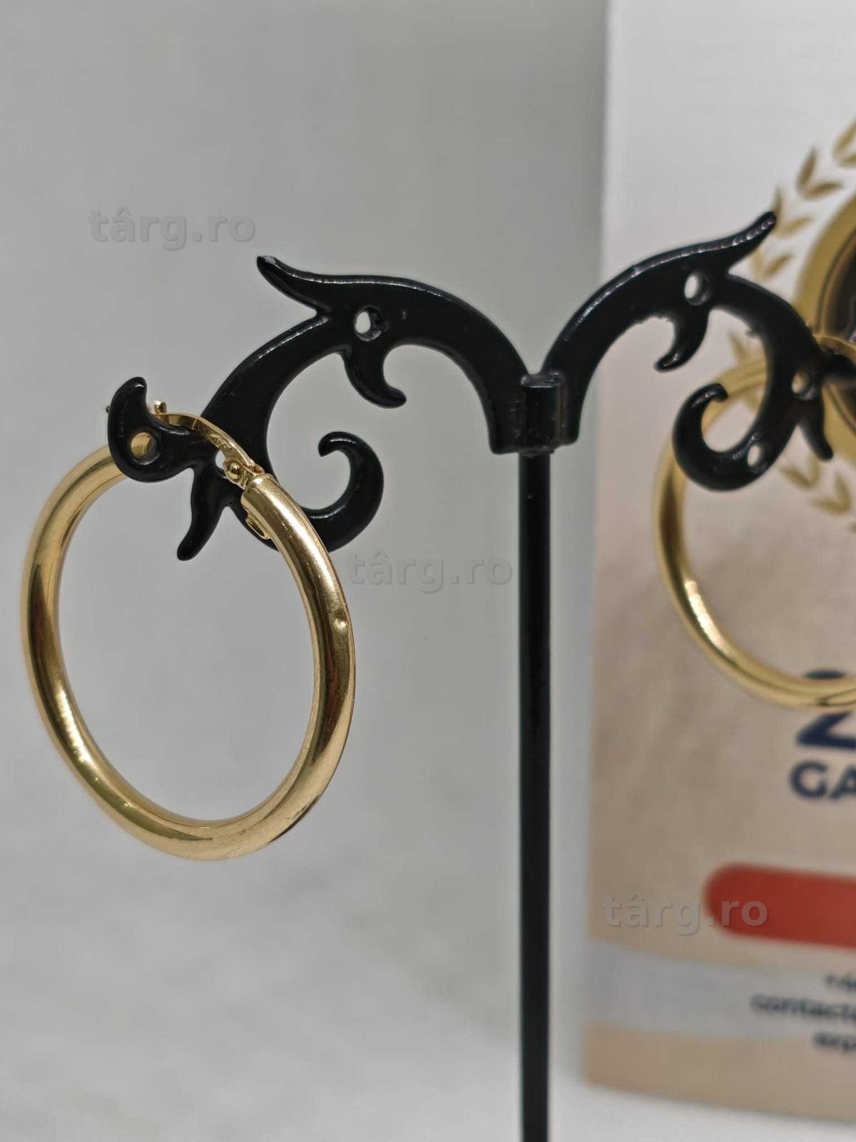 Cercei din aur de 18K 3.07gr (Ag43 Falticeni B4119.6) Garantie\Factura 3