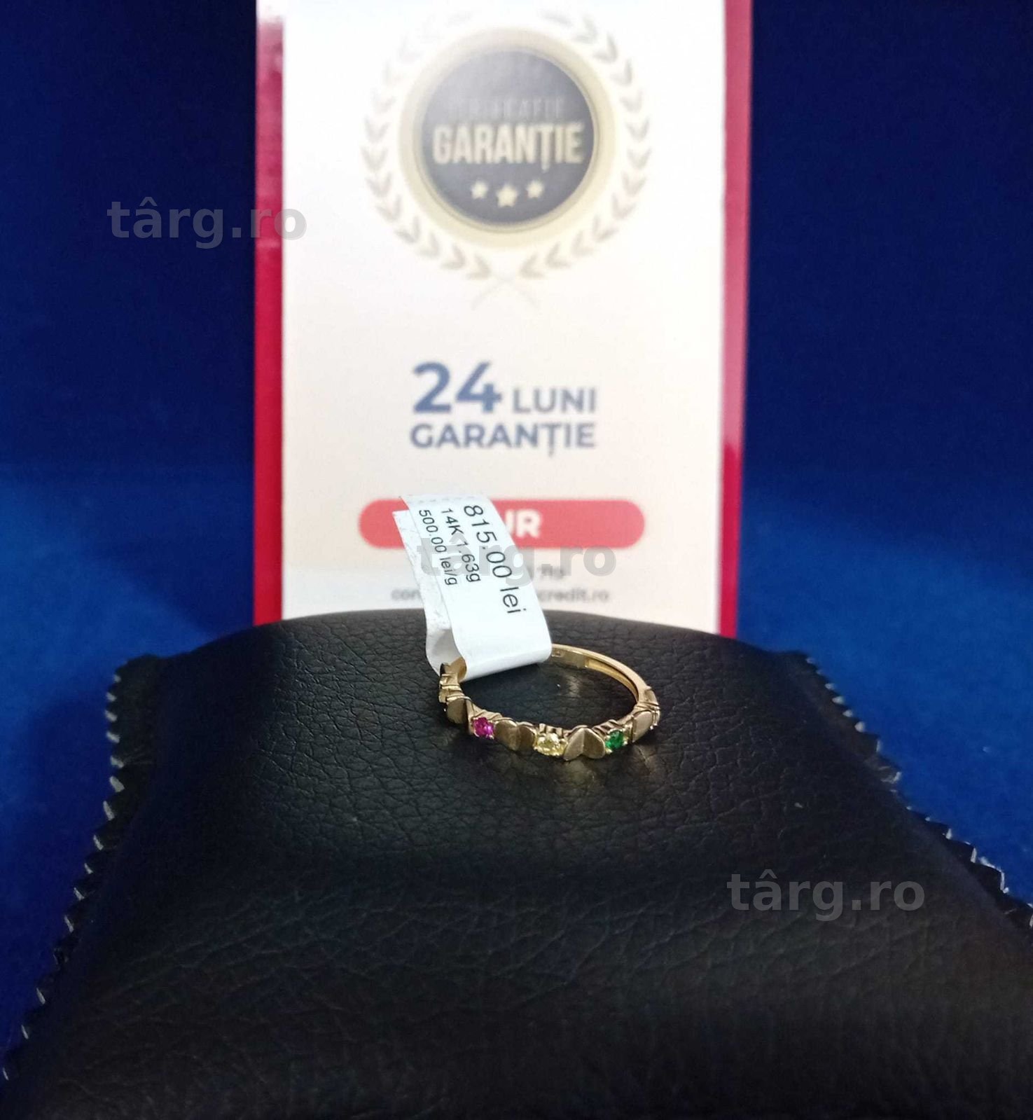 Inel Aur 14 K - 1.73 grame / 815 lei ( B34602.4 / Ag28 Doi Baieti )