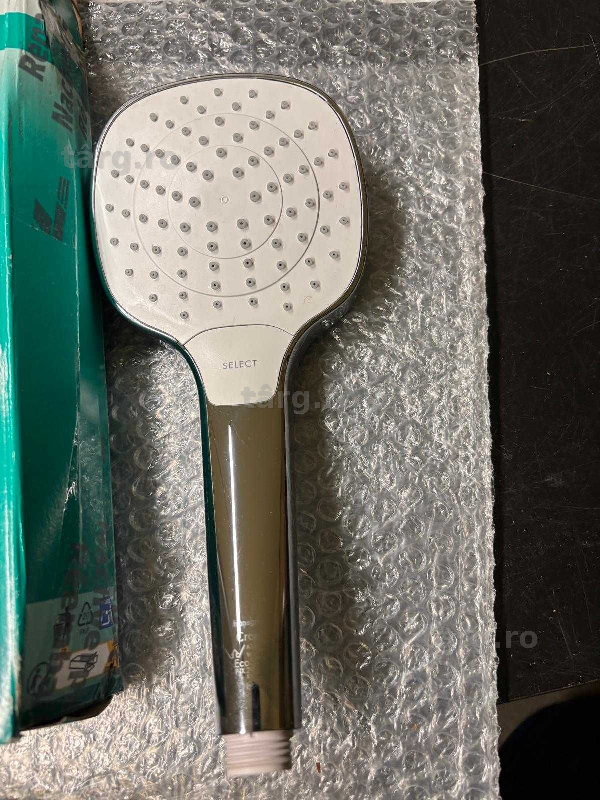 Duș manual hansgrohe Croma Select E Vario EcoSmart alb/crom