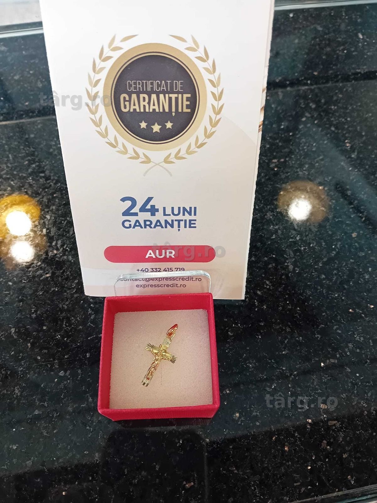 Medalion aur 14K 0.72g (Iulius Mall)(B-397.1) Garantie 2 ani!