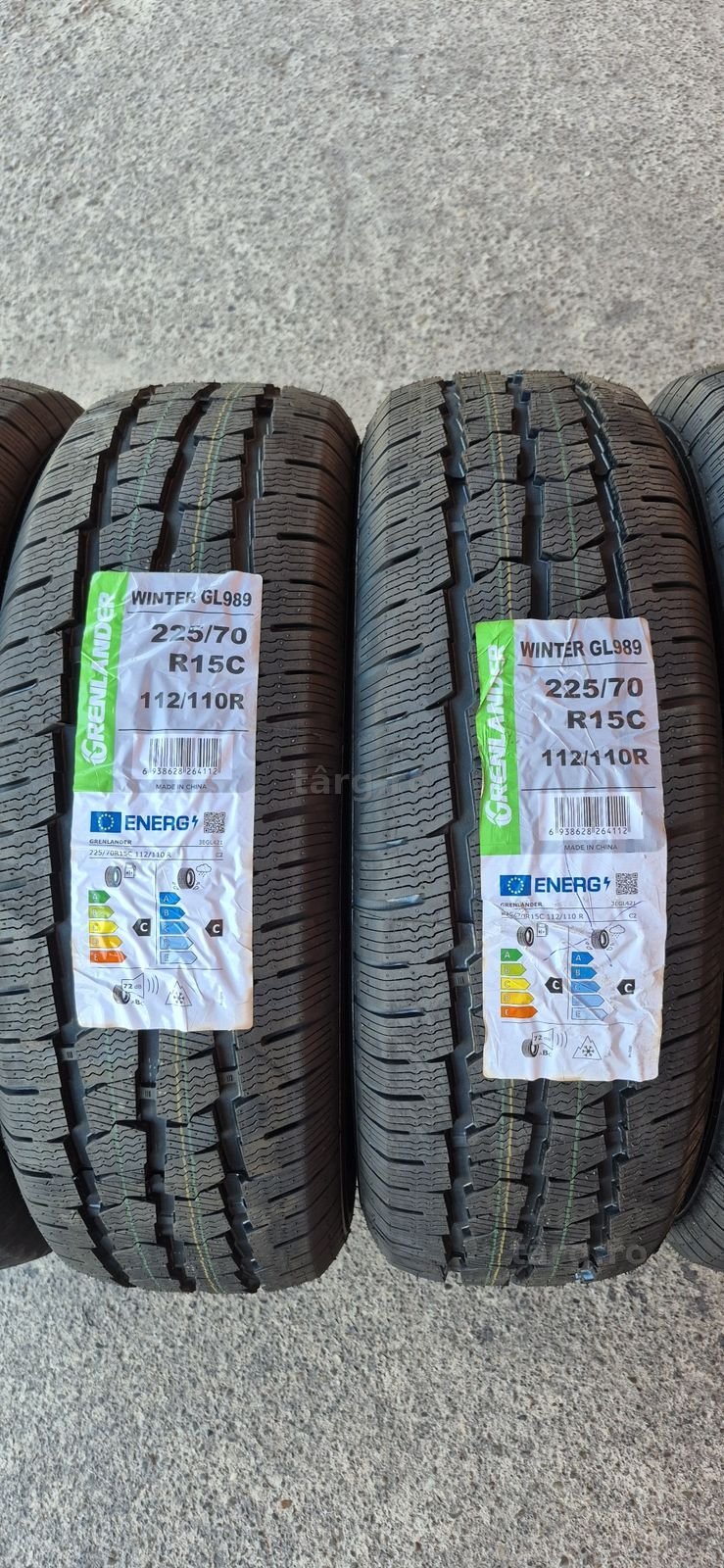 4 anvelope iarna noi Grenlander 225/70/15C,dot 2025.Pretul este pe bucata. 2