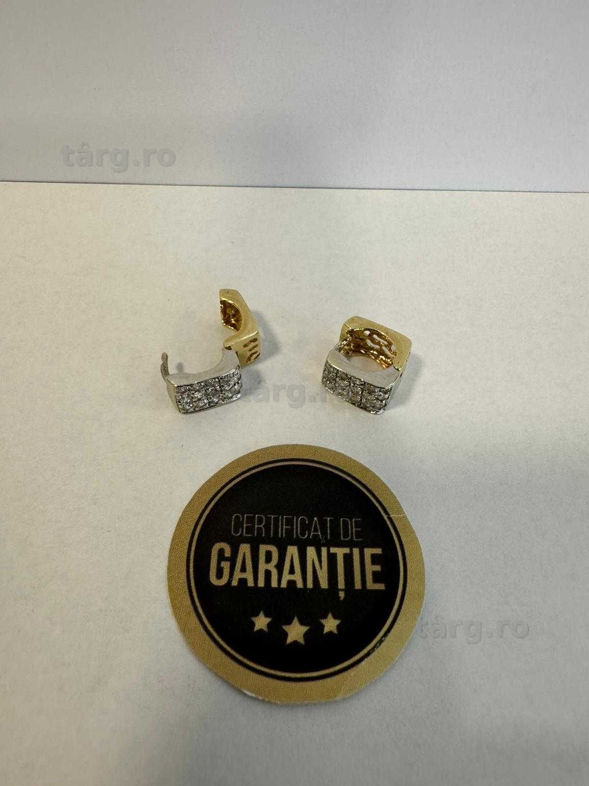 Cercei Aur 18K 6.83g (ECA 39 / B.18567.1)-Garantie 2 ani!