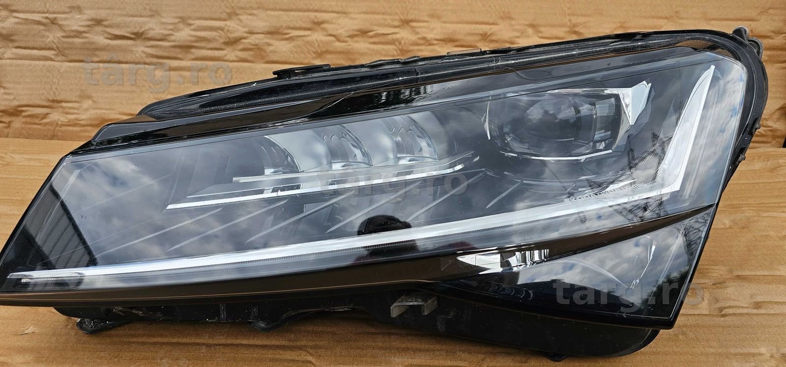Far stanga Full Led Skoda Superb 3 Facelift Crystal Lighting 2019 +