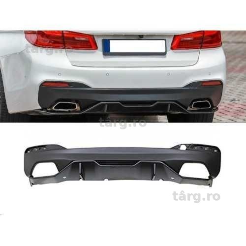 Difuzor Prelungire Model Performance Bara M BMW G30 G31, Negru+Carbon