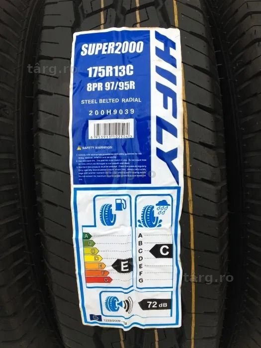 175 R13C (175/80 R13C) HIFLY, 97R, Anvelope remorca M+S 3