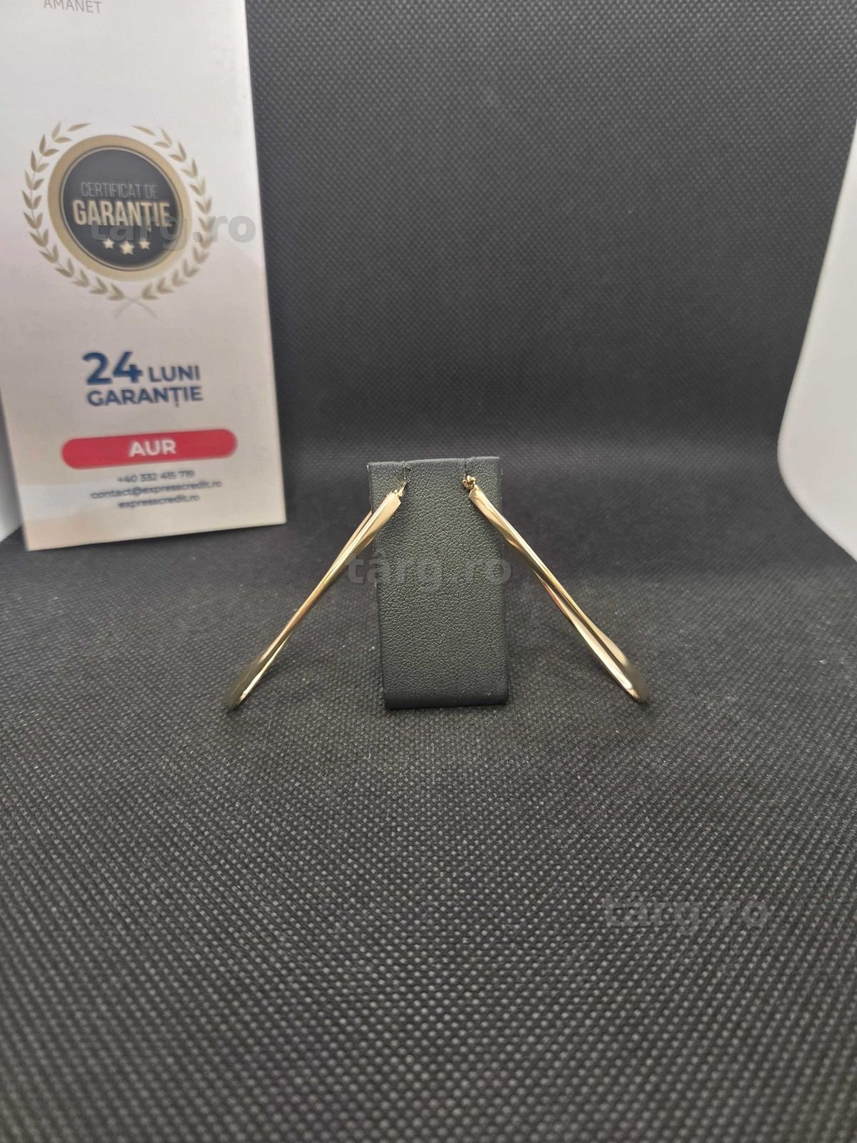 Cercei aur 14K 4.66g (49941 Ag11 Piata Nicolina) Garantie 2 ani! 3