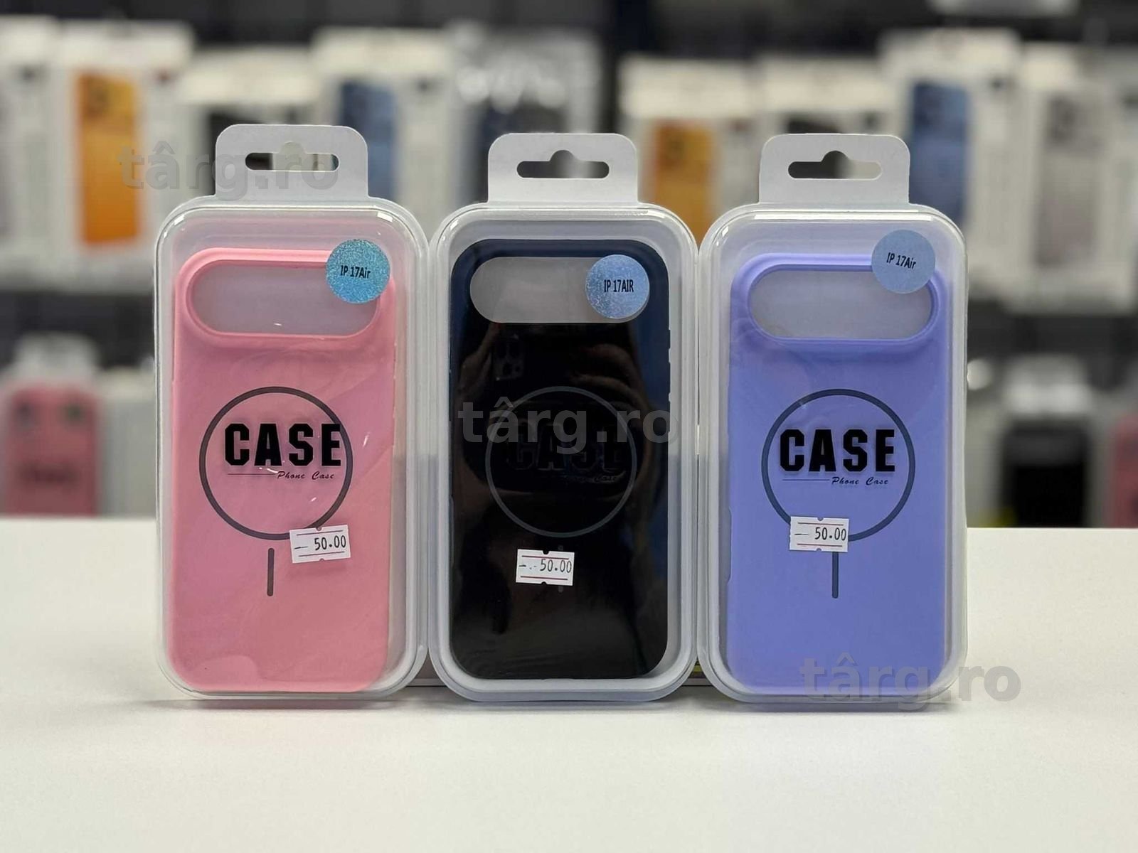Husa silicon cu MagSafe, folie, cablu, incarcator iPhone 17 AIR