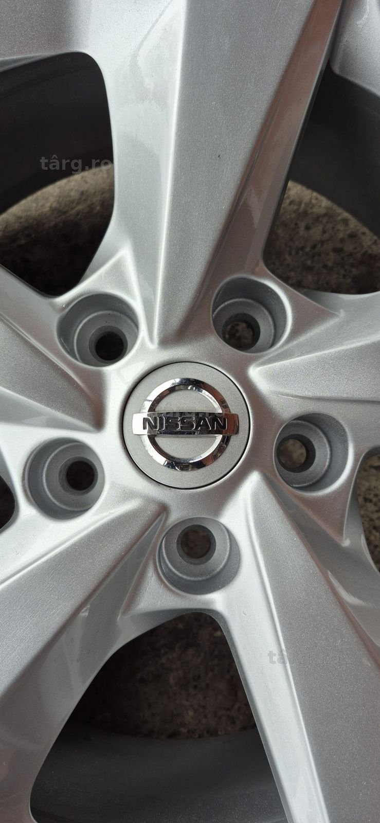 4 jante aliaj originale nissan noi R17, 17×7J,ET.40. Va 4