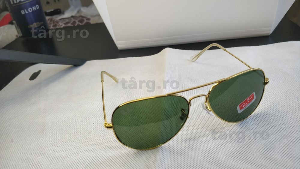 Promotie - Ochelari de soare polarizati Rayban 3025, lentila verde