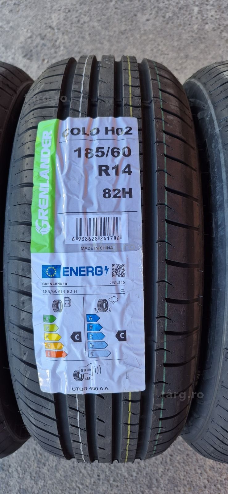 4 anvelope vara noi Grenlander 185/60/14,dot 2025.Pretul este pe bucata. 3