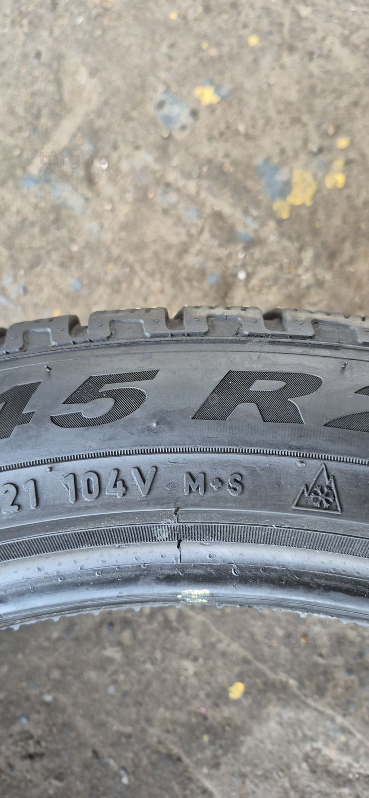 2 anvelope iarna Pirelli 245/45/21,dot 2020.Pretul este pe bucata 6