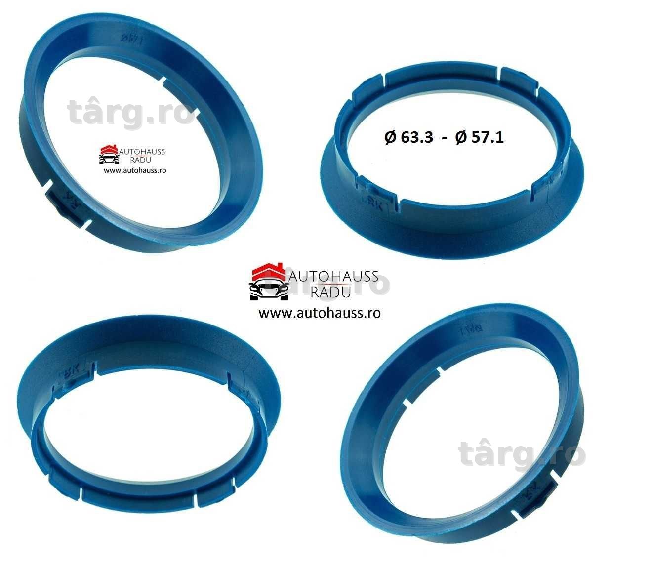 Inele de centrare Ghidaj 63.3 - 57.1 VW, Audi, Seat, Skoda - Germany