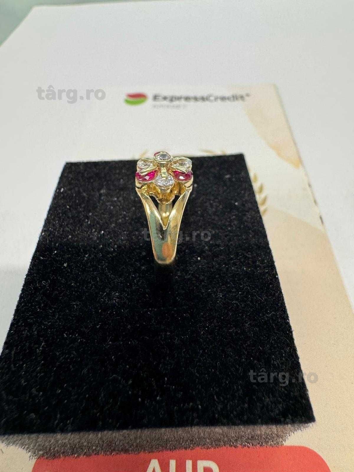 Inel din aur 14k (70079.1/ 10 Pacurari 1) garantie 2 ani! 4