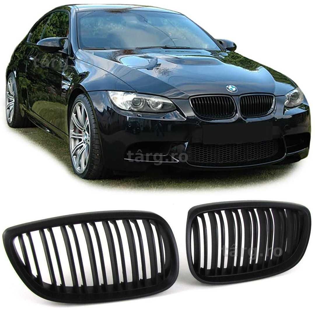 Grile duble BMW E92 / E93 2006-2010 Dublu Negru Mat M-LOOK